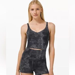 Lululemon Align Tank Top Diamond Dye Pitch Grey Graphite size 4